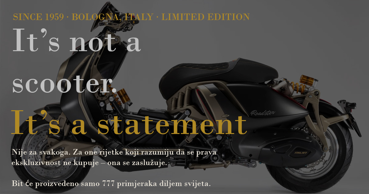 Italjet Roadster 400 Founders Edition